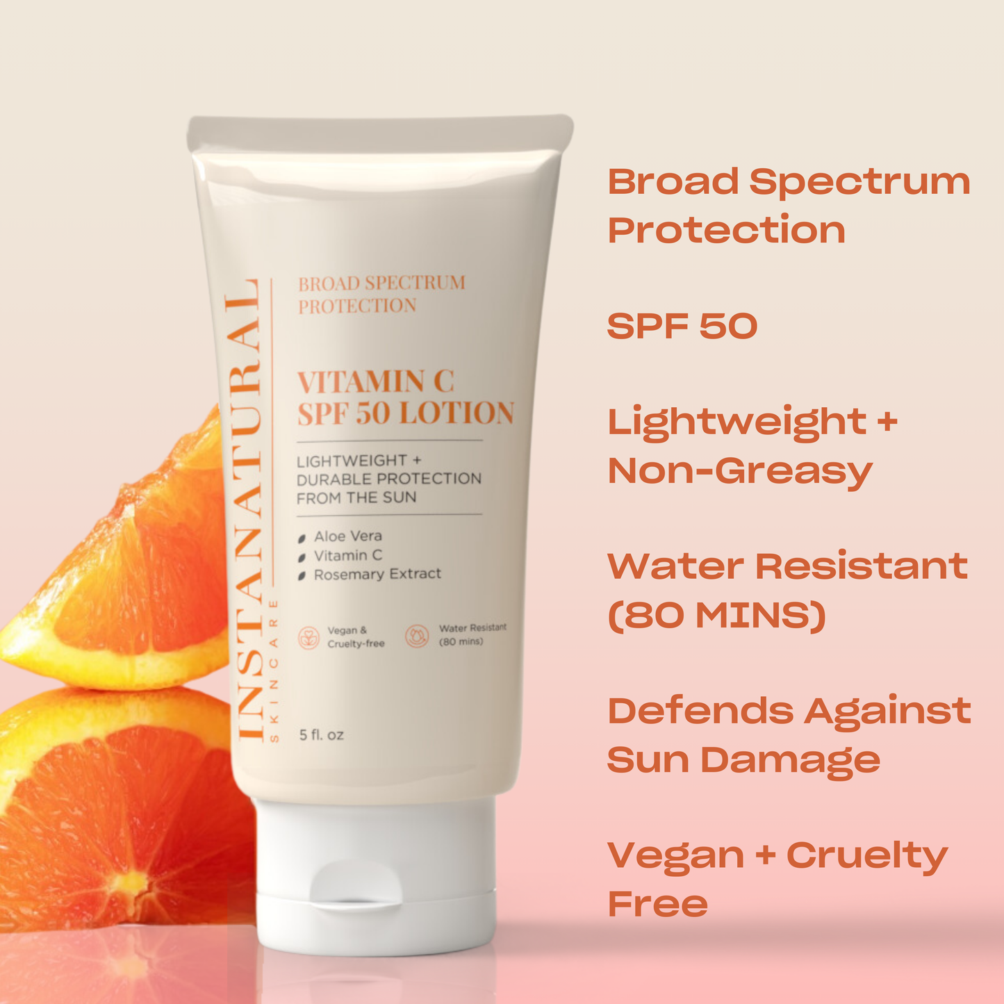VITAMIN C SPF 50 LOTION - InstaNatural